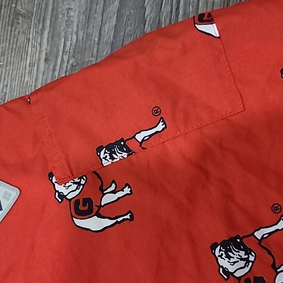 COLUMBIA Red Georgia Bulldogs Big and Tall Backcast Shorts - Picture 9 of 10